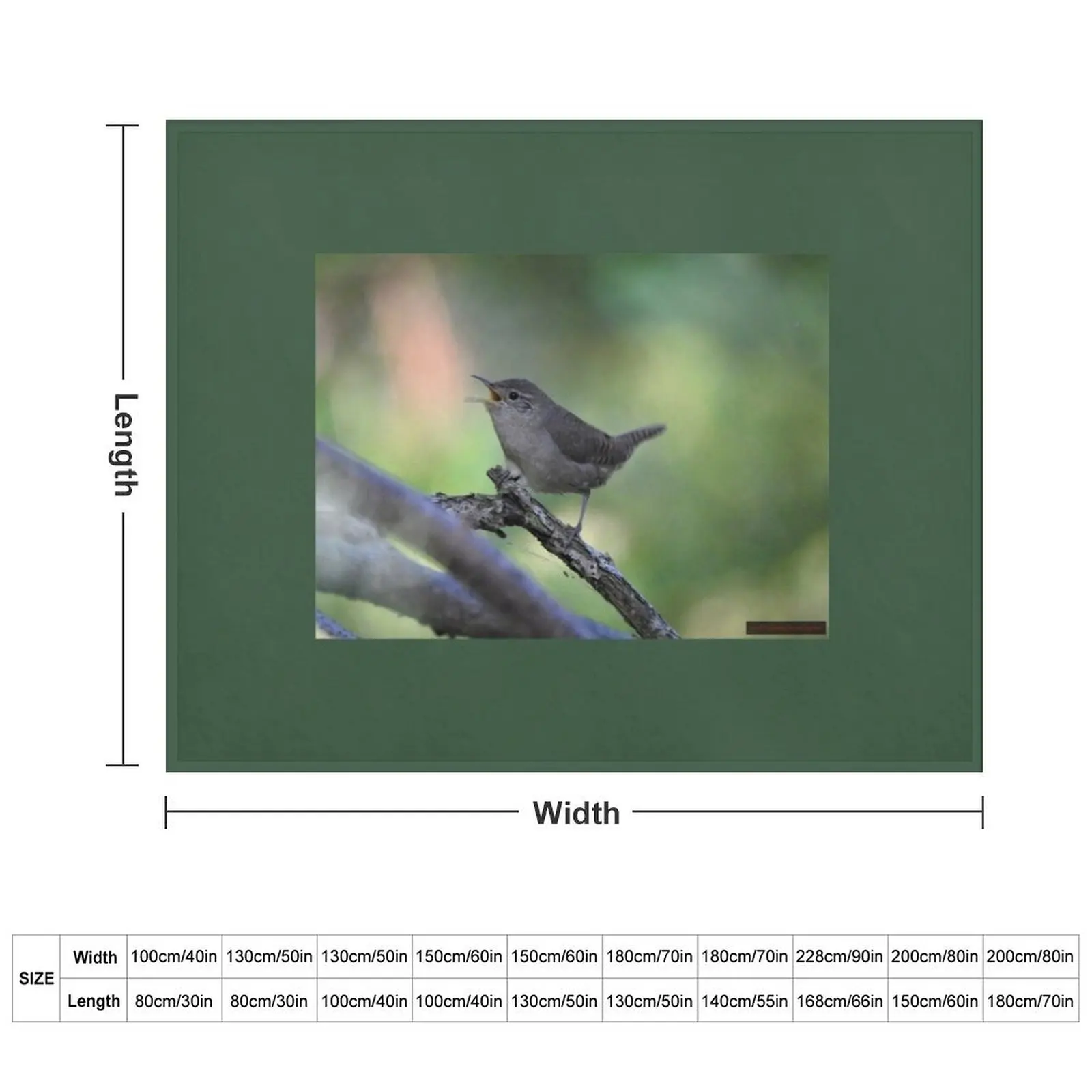 Одеяло house wren мягкие идеи подарков - Фотография_3