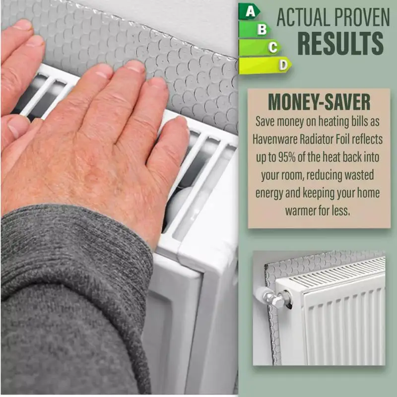 Теплоотражающая фольга радиатора 16 футов x 24 дюйма - Фотография_3
