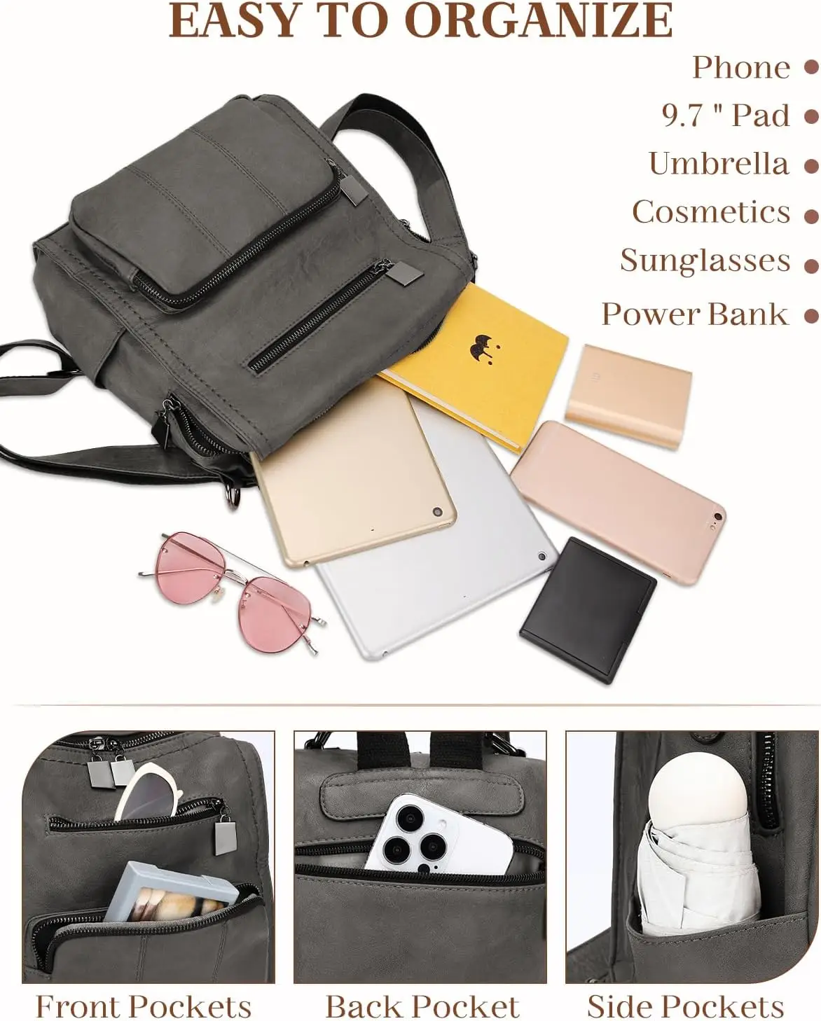 Рюкзак ravuo, кошелек для женщин - Фотография_4