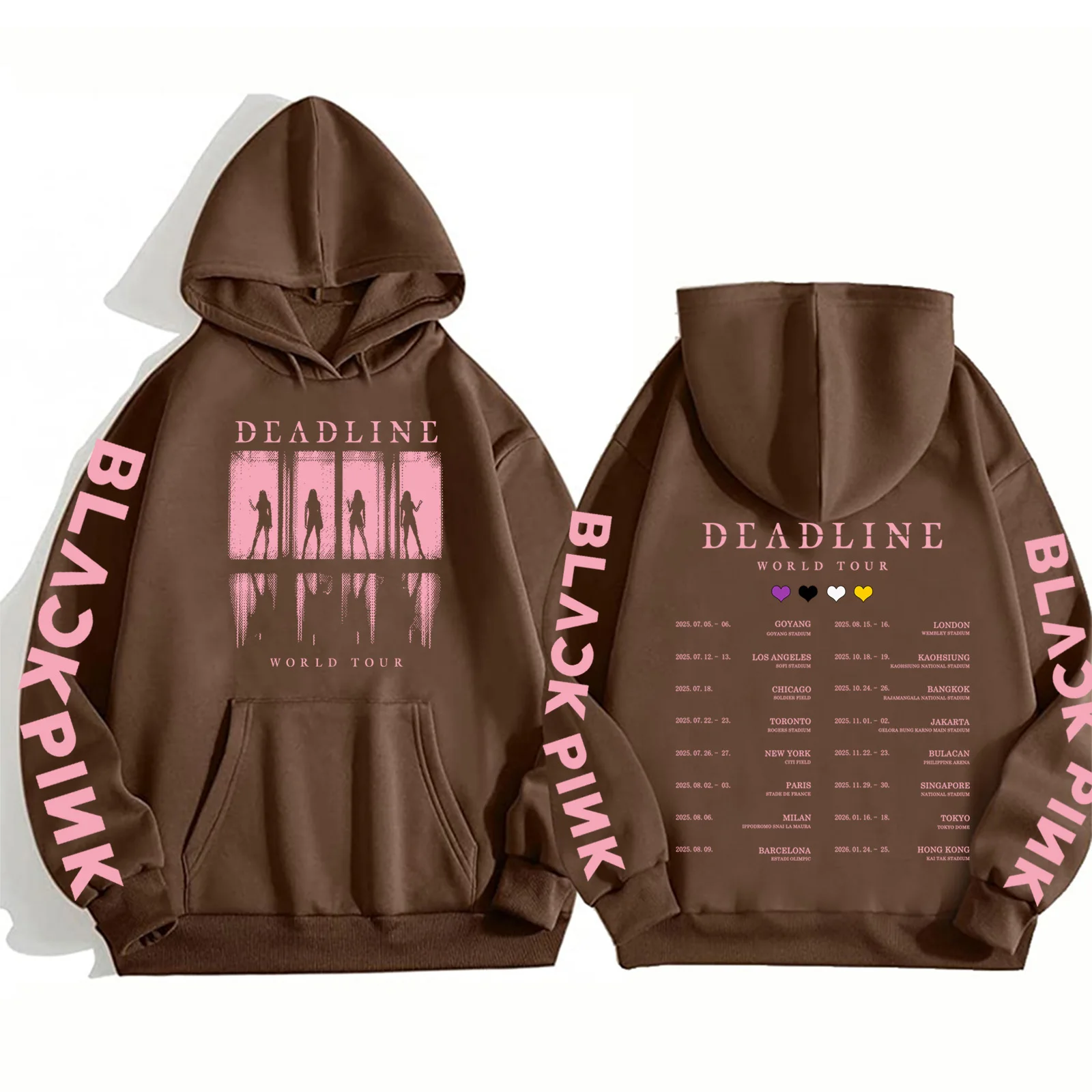 Толстовка с капюшоном bp deadline black world tour - Фотография_5