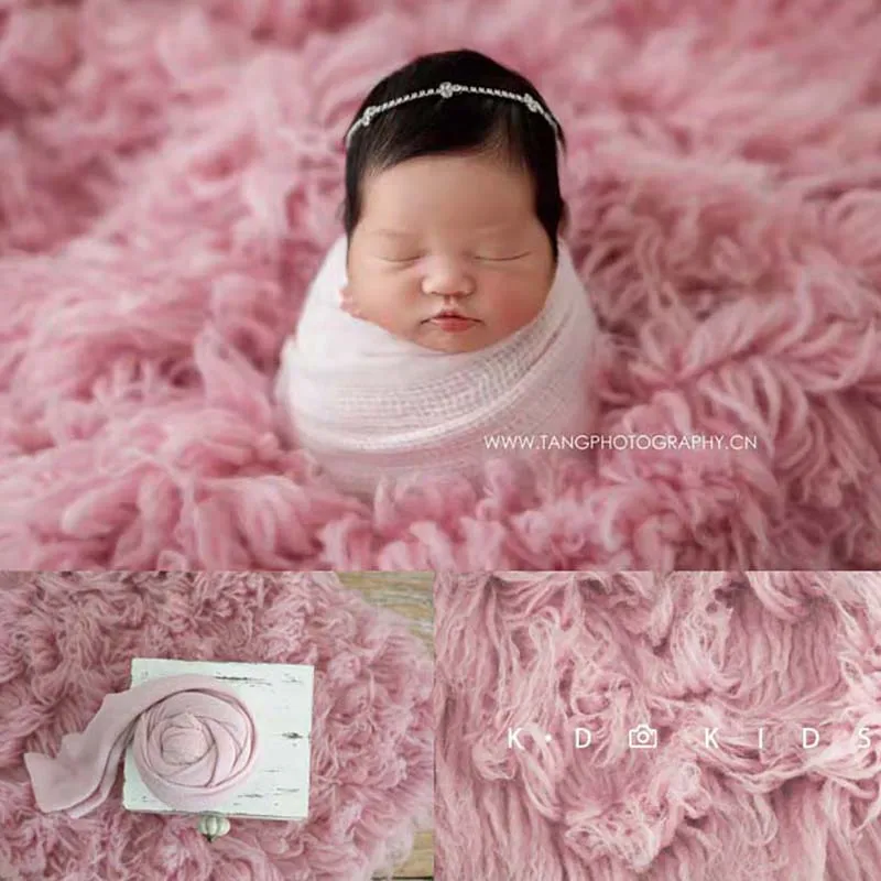 Одеяло для фотосъемки новорожденных 90 см x 150 см - Фотография_4