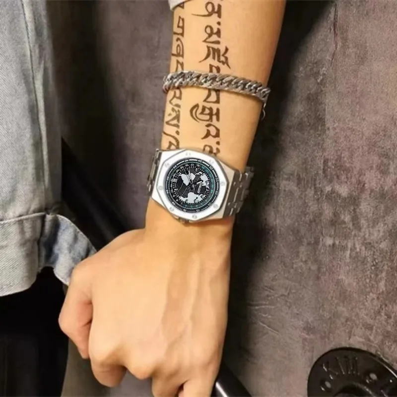 Механические часы в стиле earth для мужчин - Фотография_4