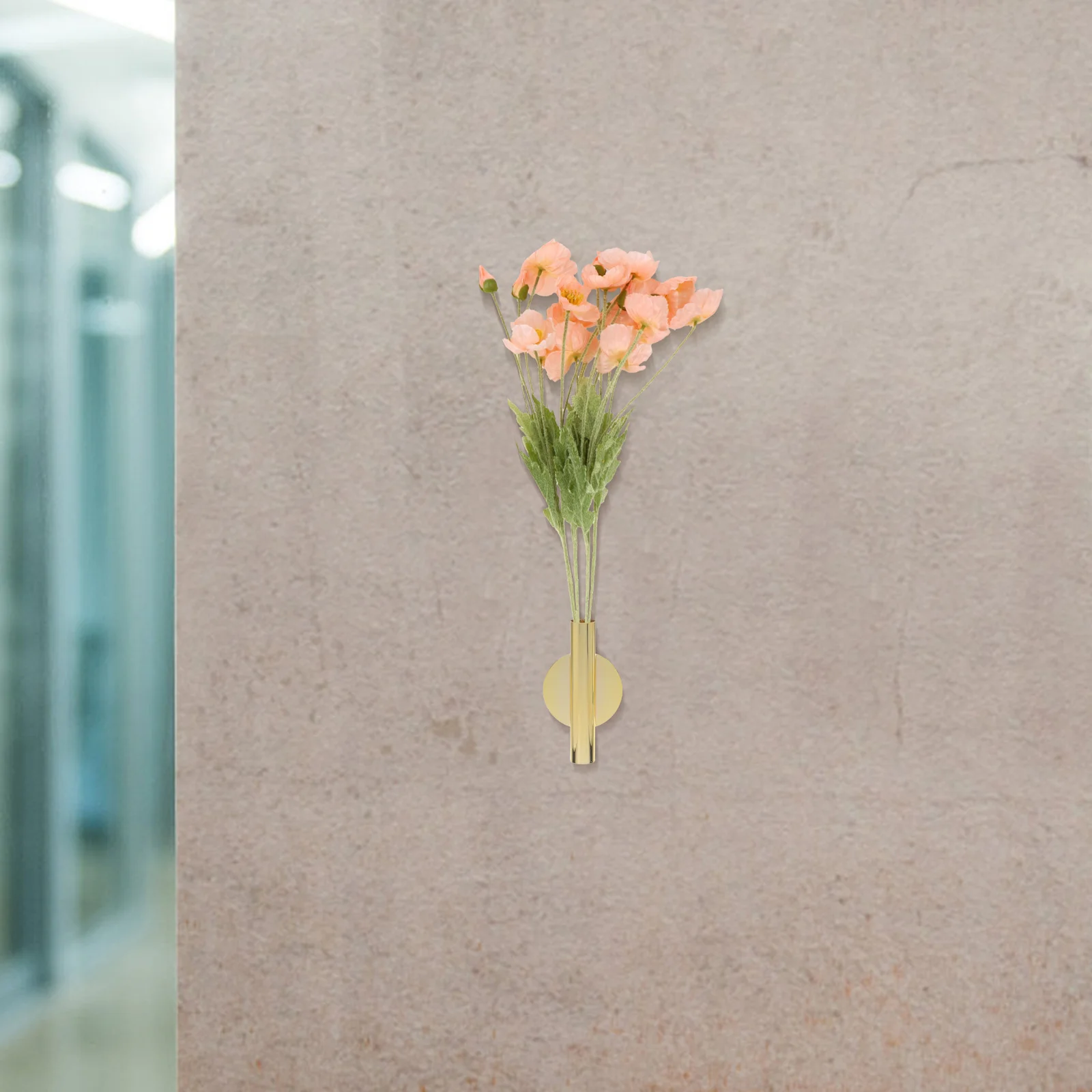 Настенная ваза для цветов металлический - Фотография_5