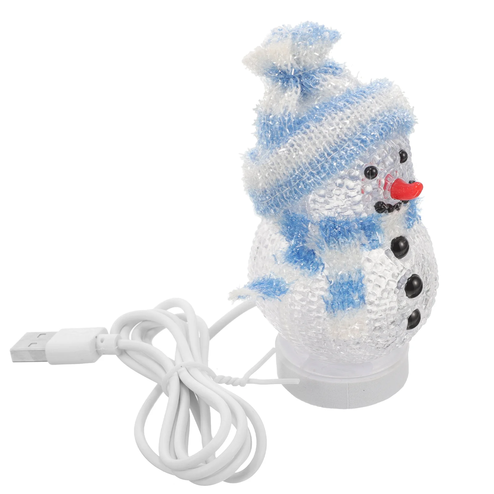 Светодиодный ночник со сменным снеговиком и питанием от usb - Фотография_6
