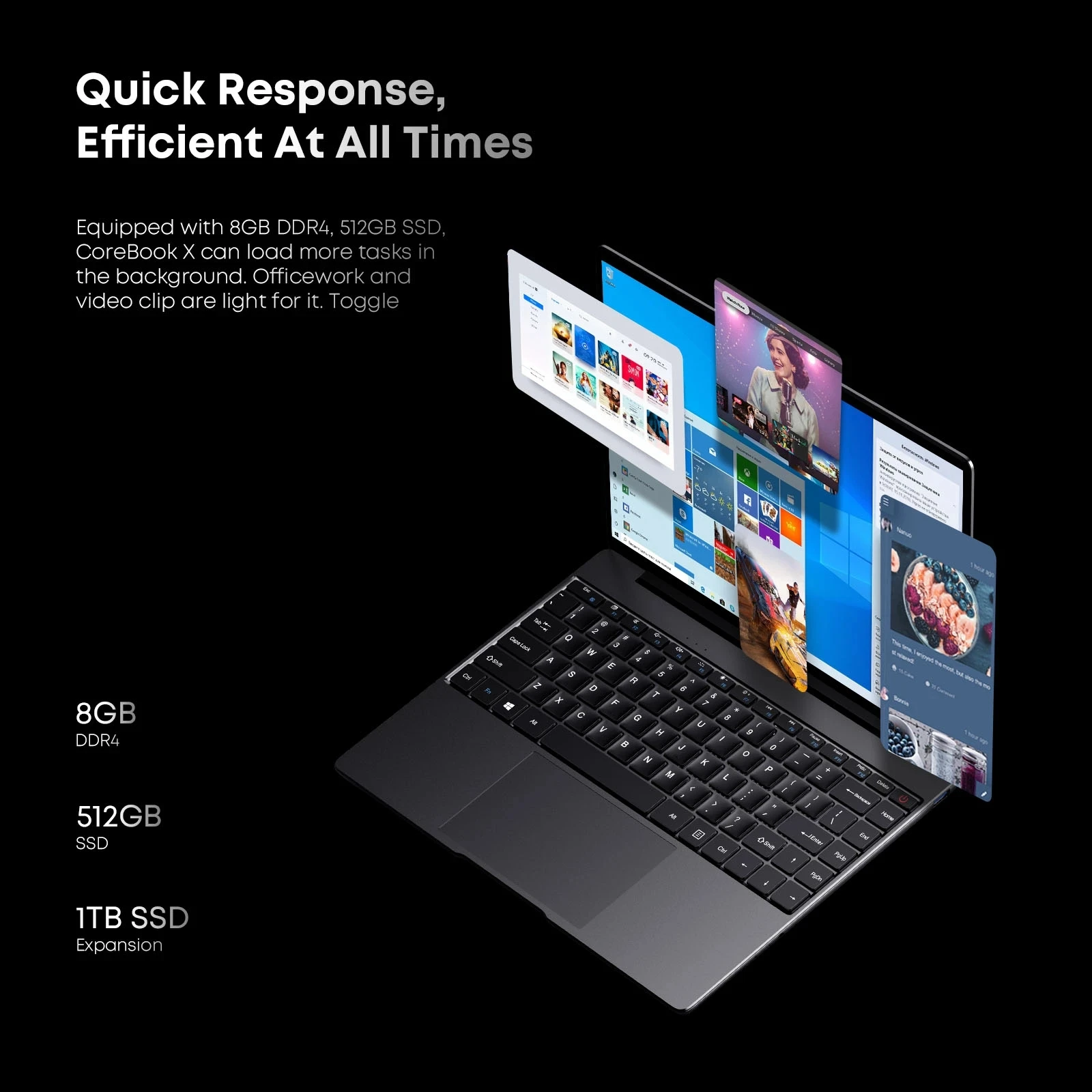 Игровой ноутбук chuwi 2025 corebook x ryzen5 7430u - Фотография_5
