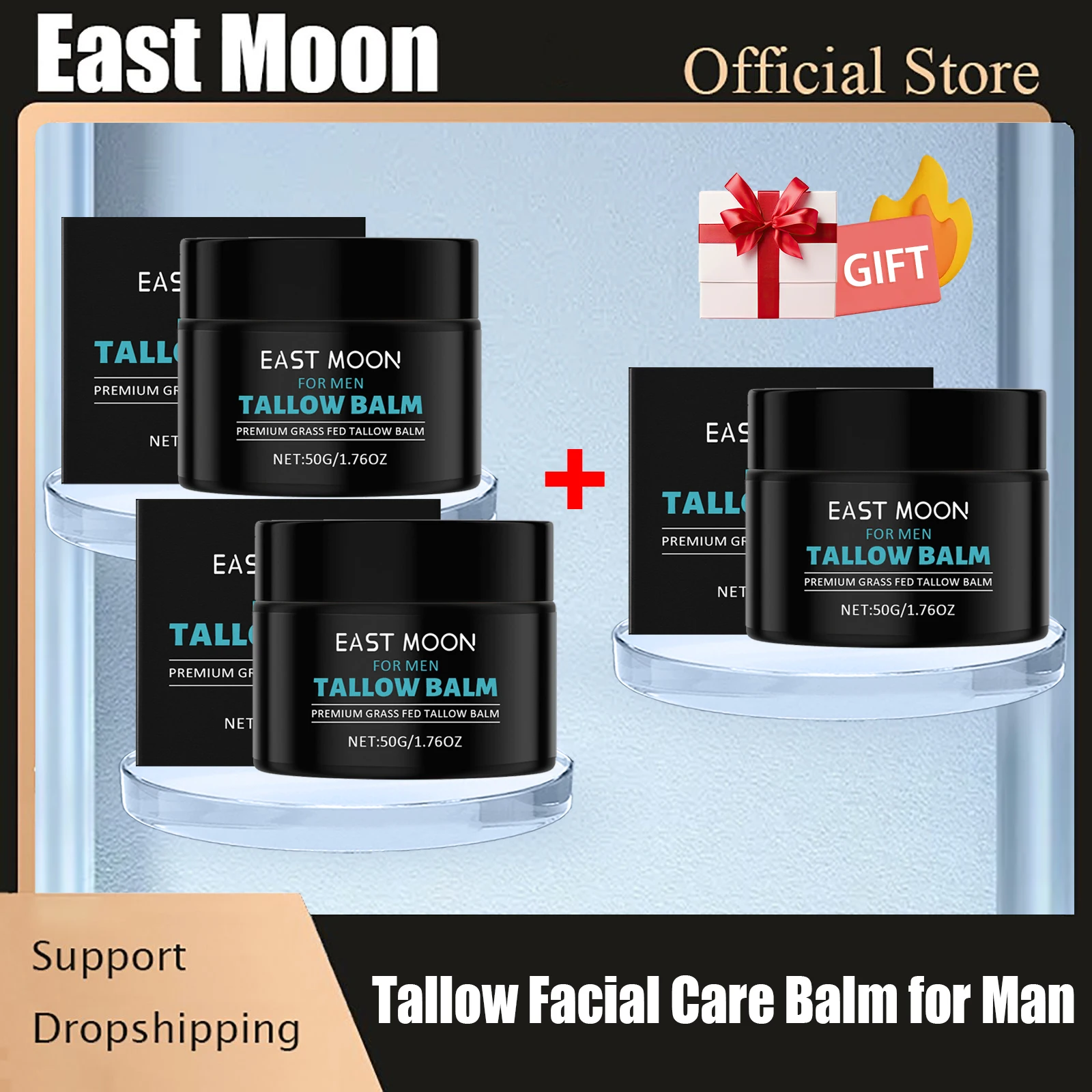 Бальзам для ухода за лицом tallow для мужчин