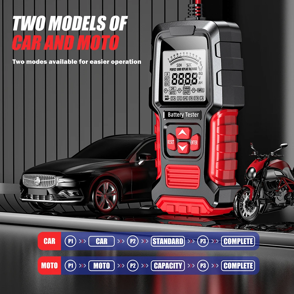 Тестер автомобильных аккумуляторов 2 в - Фотография_2