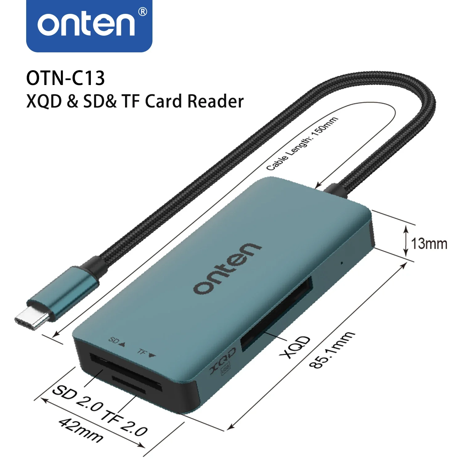 Onten original otn-c13 type c to xqd - Фотография_6