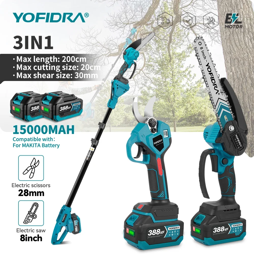 Yofidra 3 в 1 бесщеточный телескопический