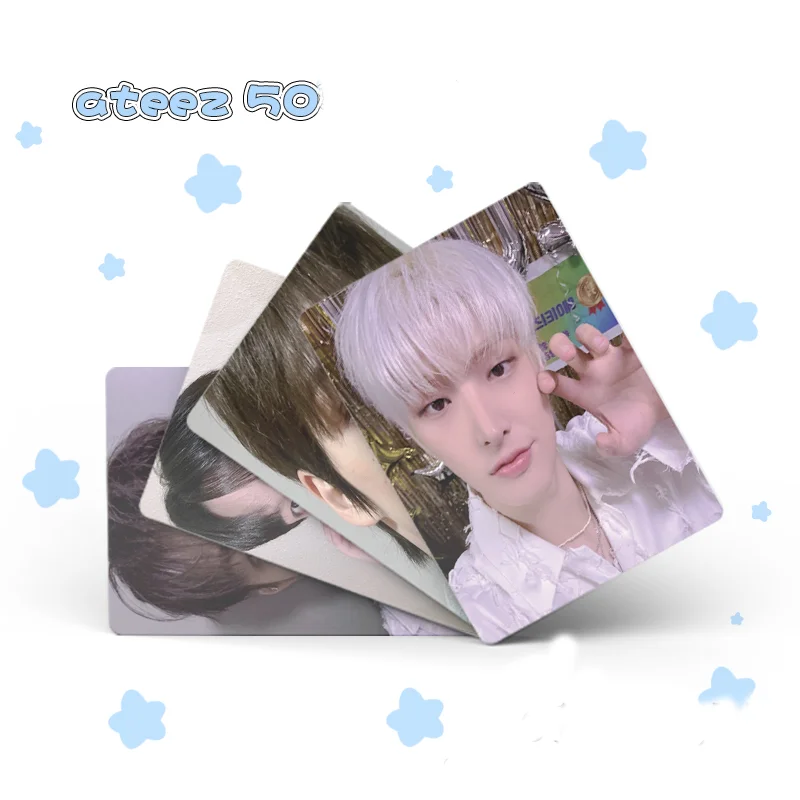 Kpop ateez лазерная фотокарта альбом - Фотография_4