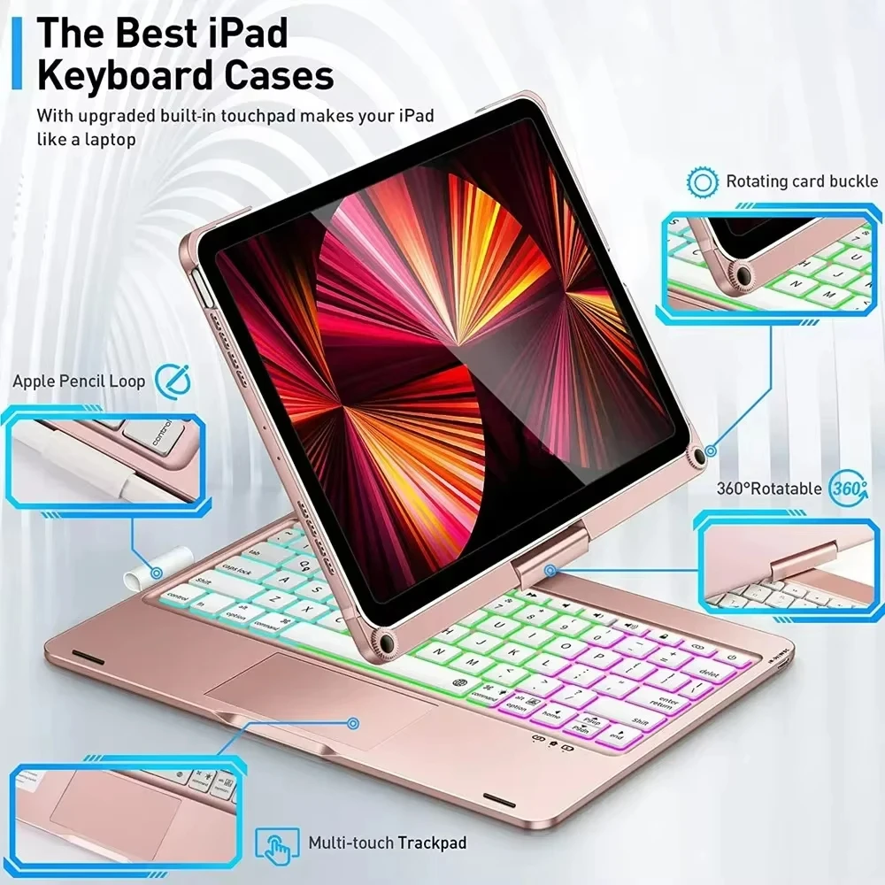 Новая клавиатура magic keyboard для ipad 11-го поколения 2025 a16 - Фотография_3