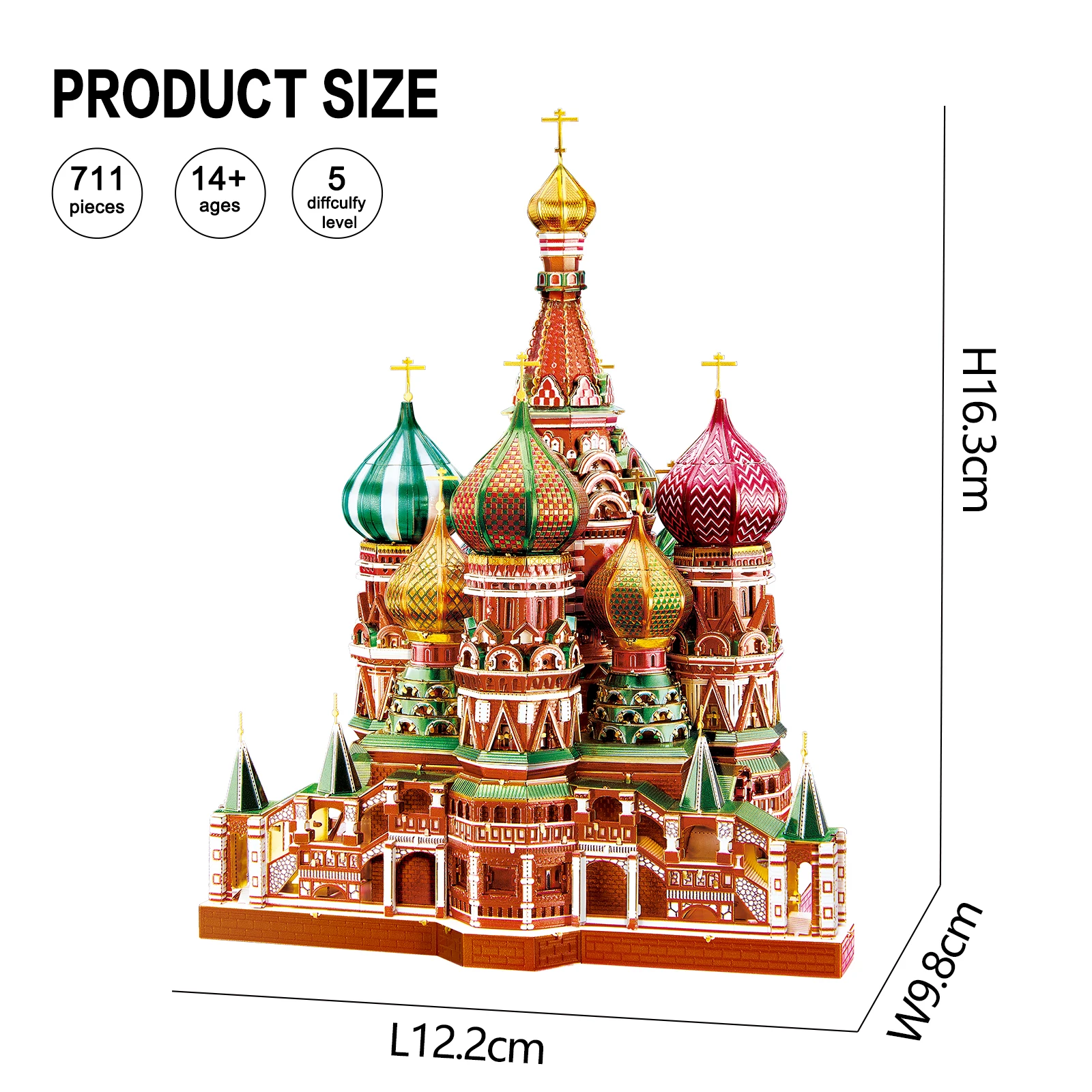 Piececool 3d металлические головоломки - Фотография_3
