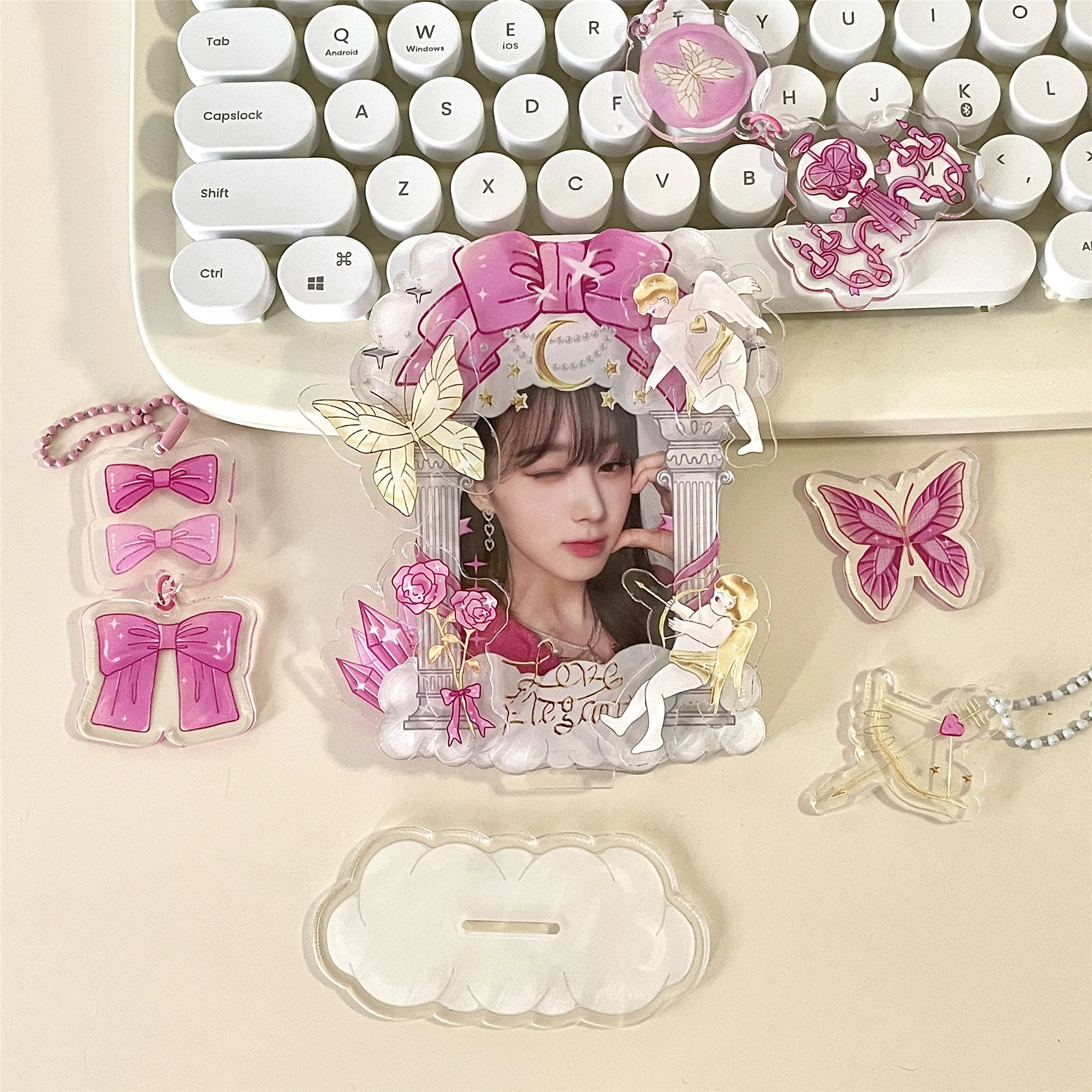Милый 3-дюймовый держатель для фотокарт minkys kawaii kpop - Фотография_2