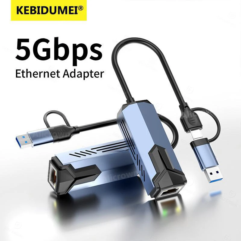 Usb сетевая карта 5 гбит/с высокоскоростной проводной адаптер usb3