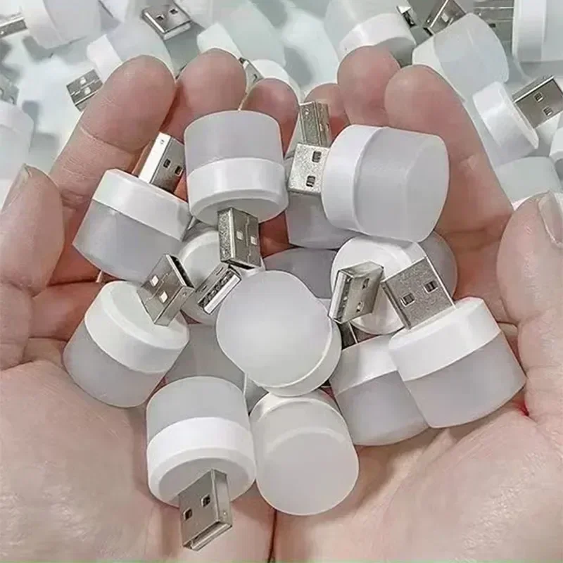 Мини-usb-ночник, теплый белый цвет,