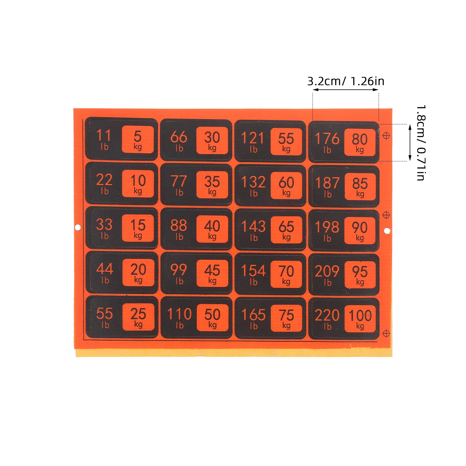 1 лист, этикетки для весовой бирки - Фотография_4