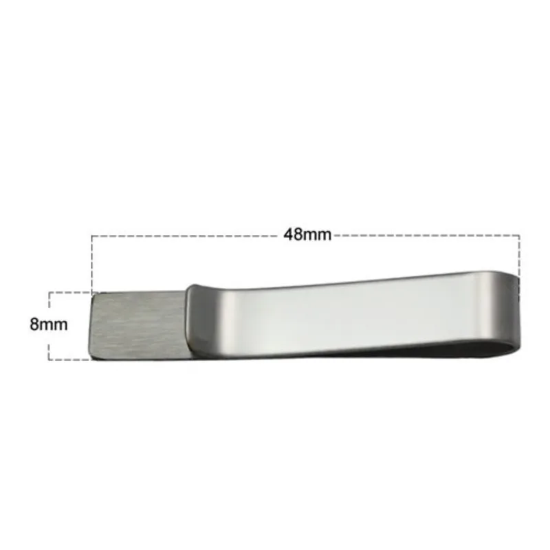 Мужской зажим для галстука из нержавеющей стали - подарок для мужчин - Фотография_6