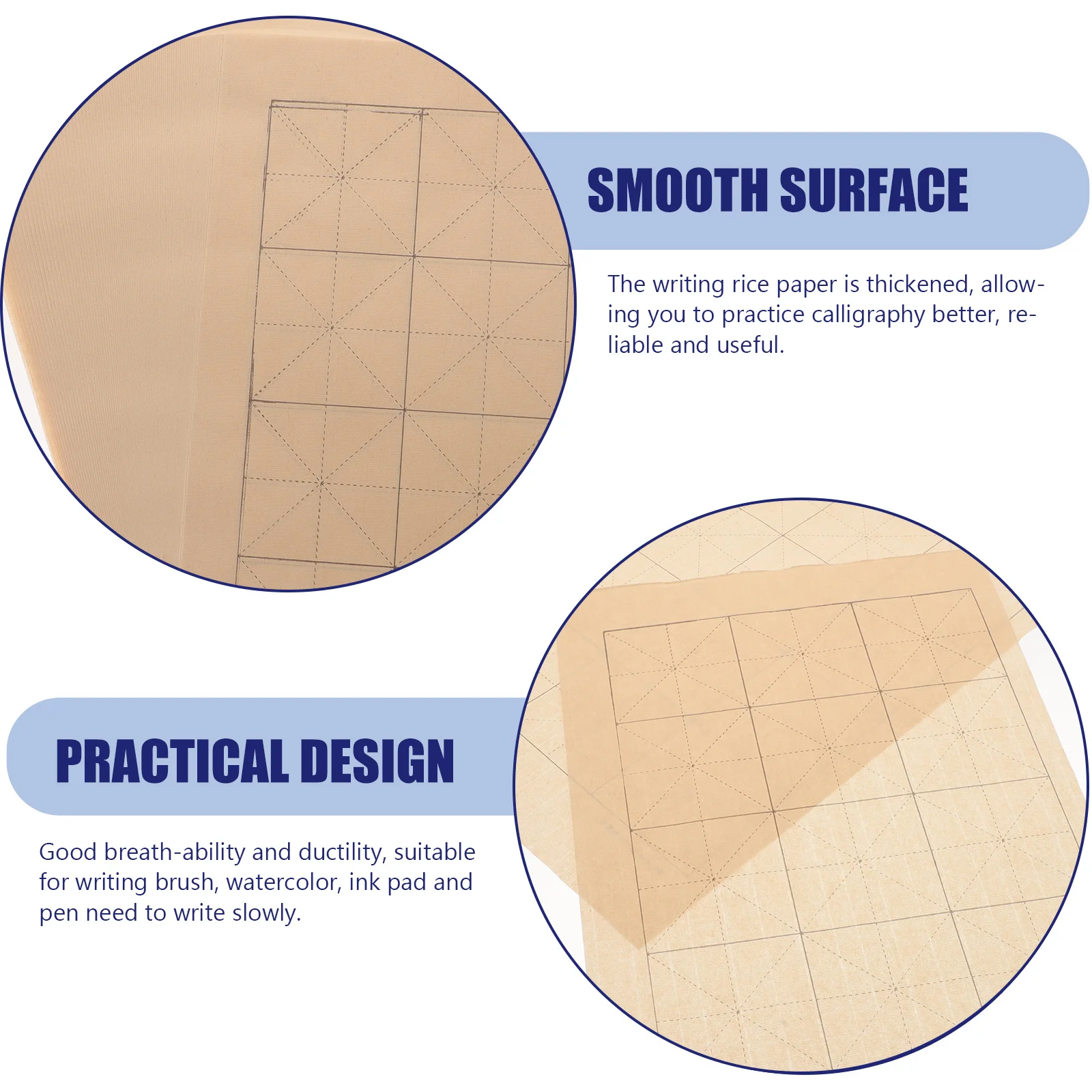 100 листов китайской бумаги для каллиграфии - Фотография_5