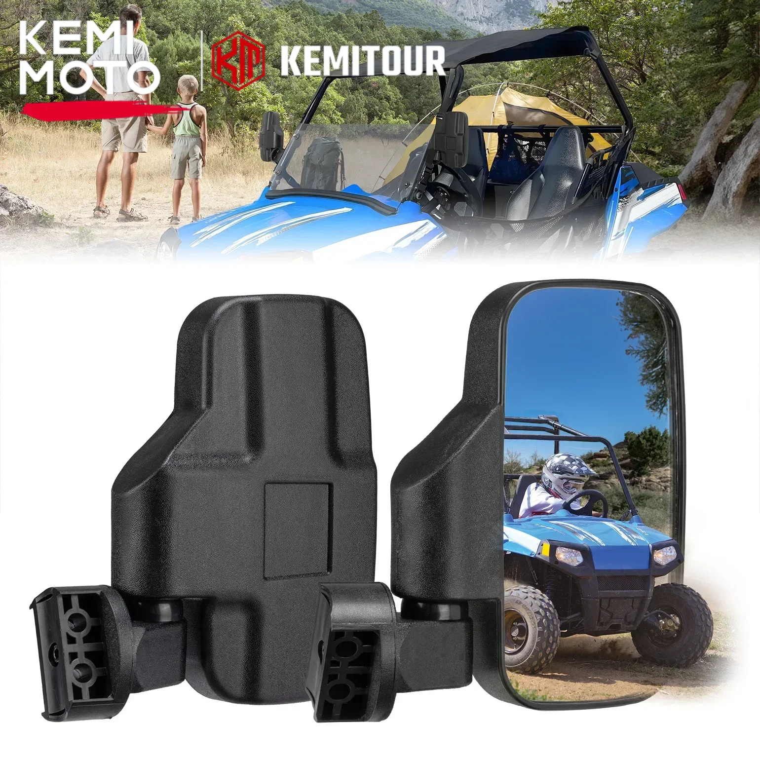 Боковые зеркала kemimoto mini youth utv подходят для рулонной клетки 0
