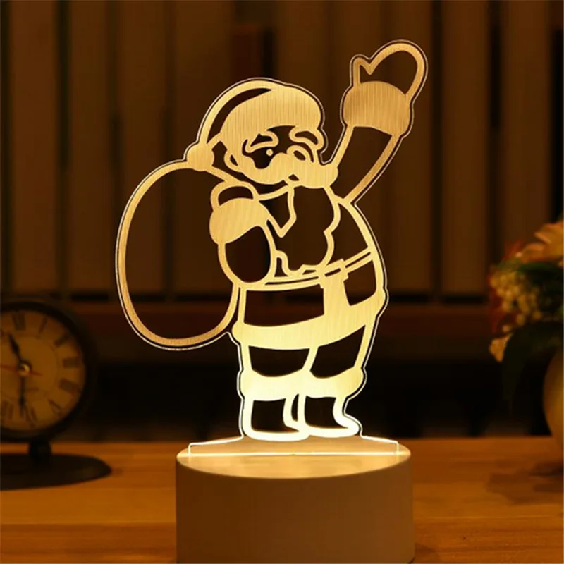 Акриловый светодиодный ночник с usb - Фотография_4