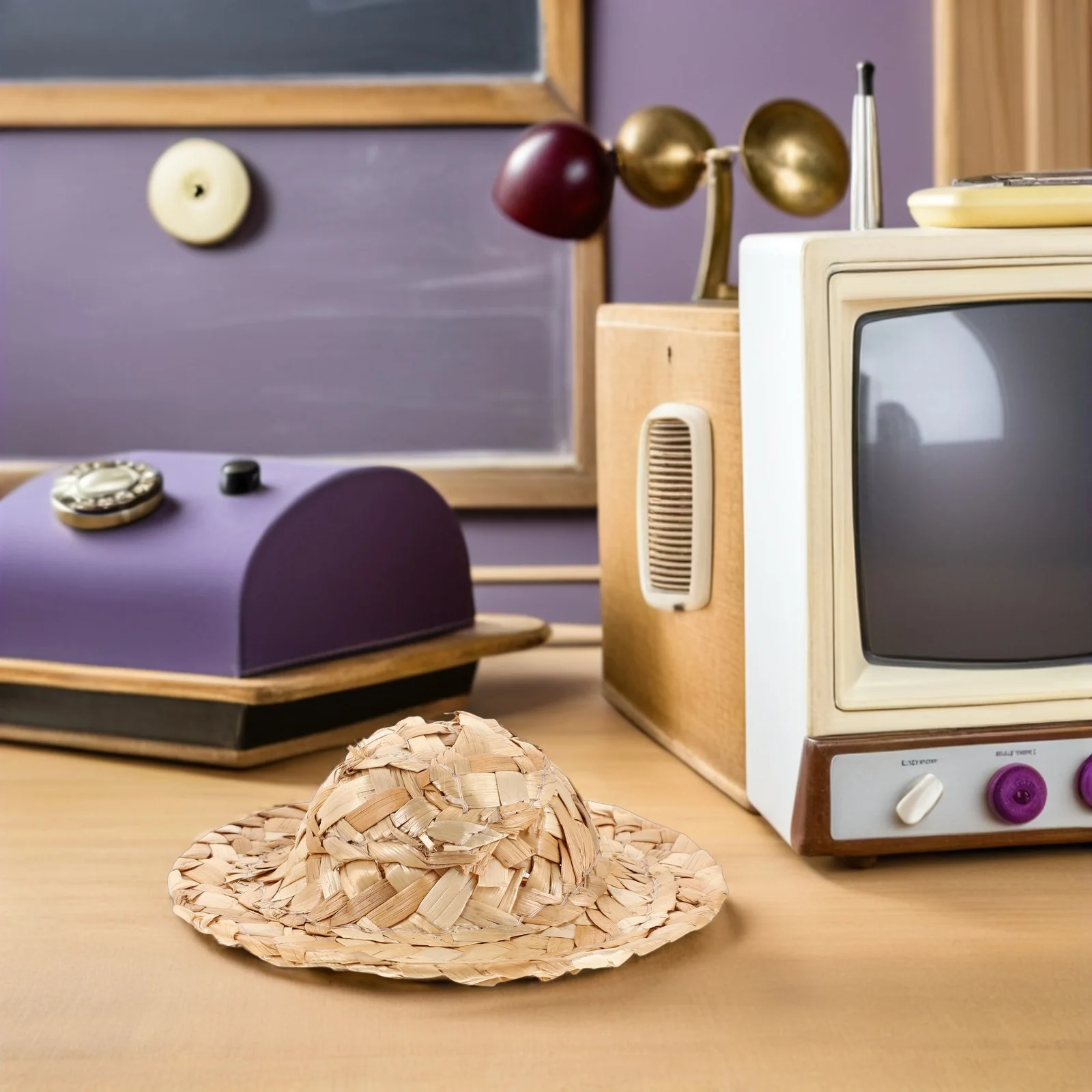 Миниатюрные соломенные шляпы для - Фотография_4