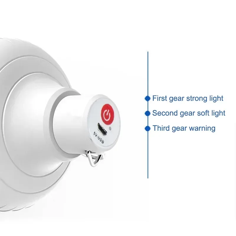 Портативный usb перезаряжаемый светодиодный фонарь для кемпинга - Фотография_2
