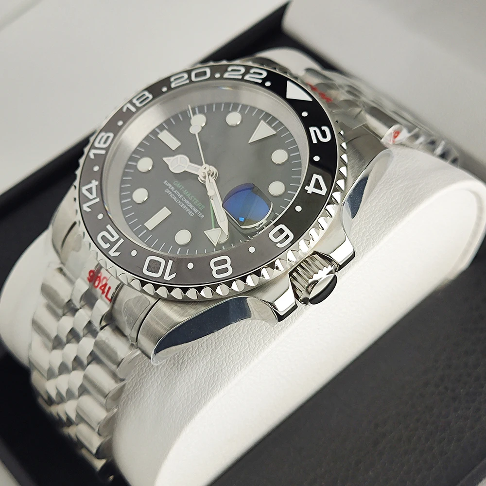 Часы gmt, мужские роскошные автоматические - Фотография_4