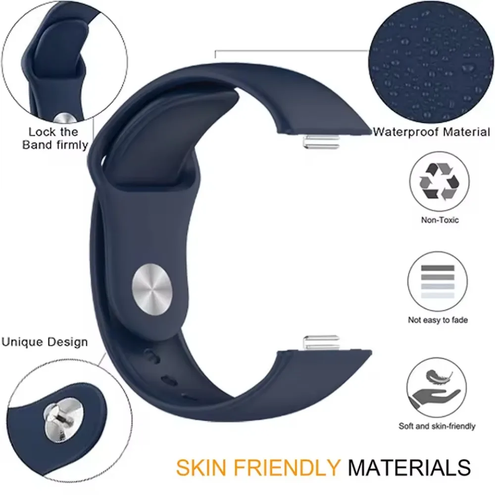 Мягкий силиконовый ремешок для huawei watch fit 3/fit 4/4 pro - Фотография_3