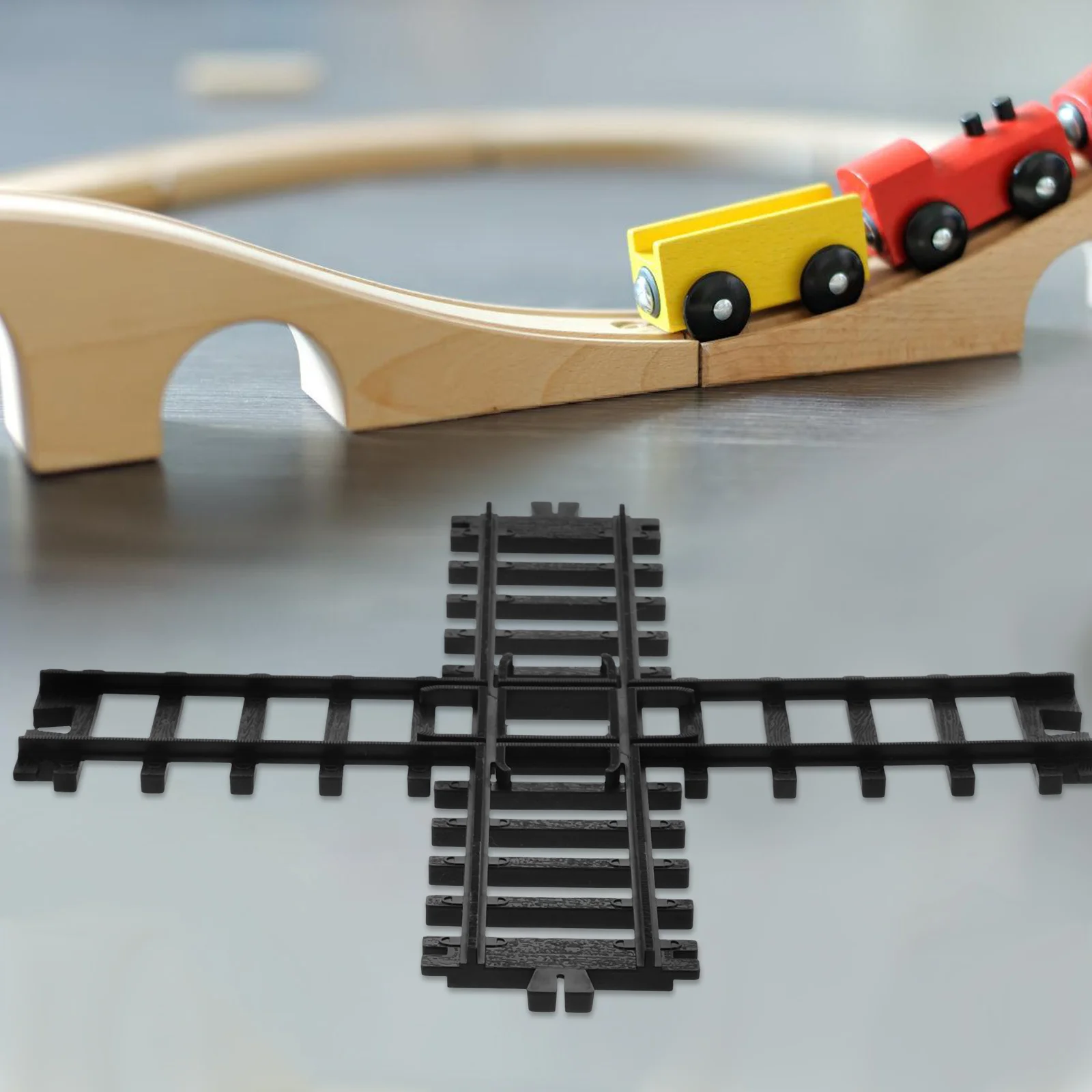 Набор пластиковых железнодорожных дорожек - Фотография_5