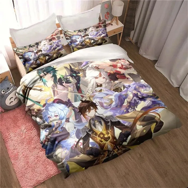 3d genshin impact game anime quilt - Фотография_5