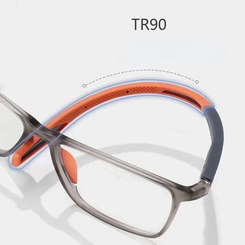Сверхлегкие силиконовые очки унисекс tr90 - Фотография_2