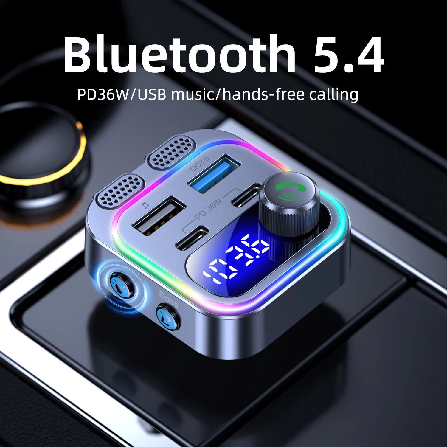 Fm-передатчик bluetooth 5