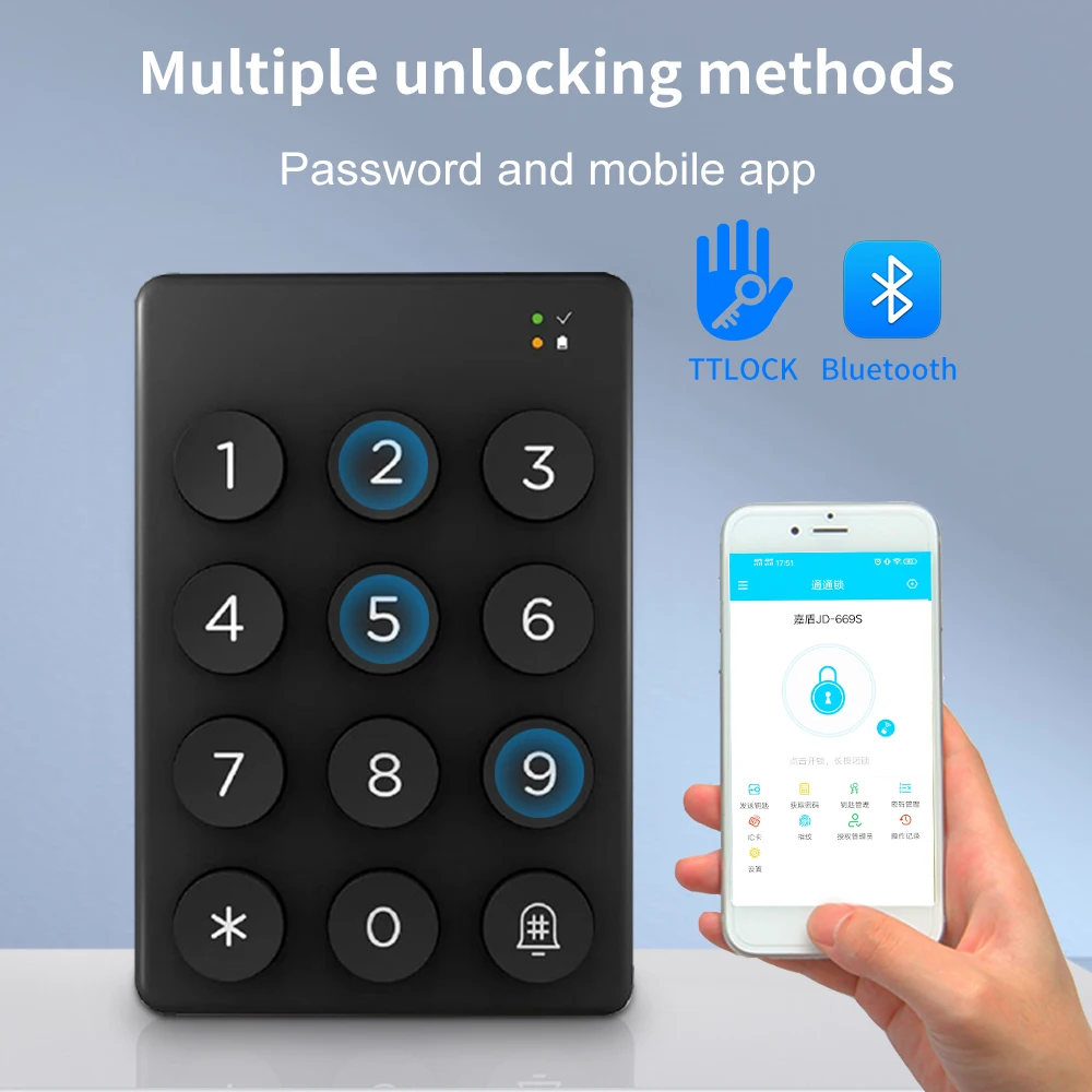 Беспроводная цифровая клавиатура ttlock для контроля доступа - Фотография_3