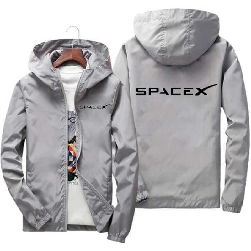 New mens spacex space x logo hoodies - Фотография_4