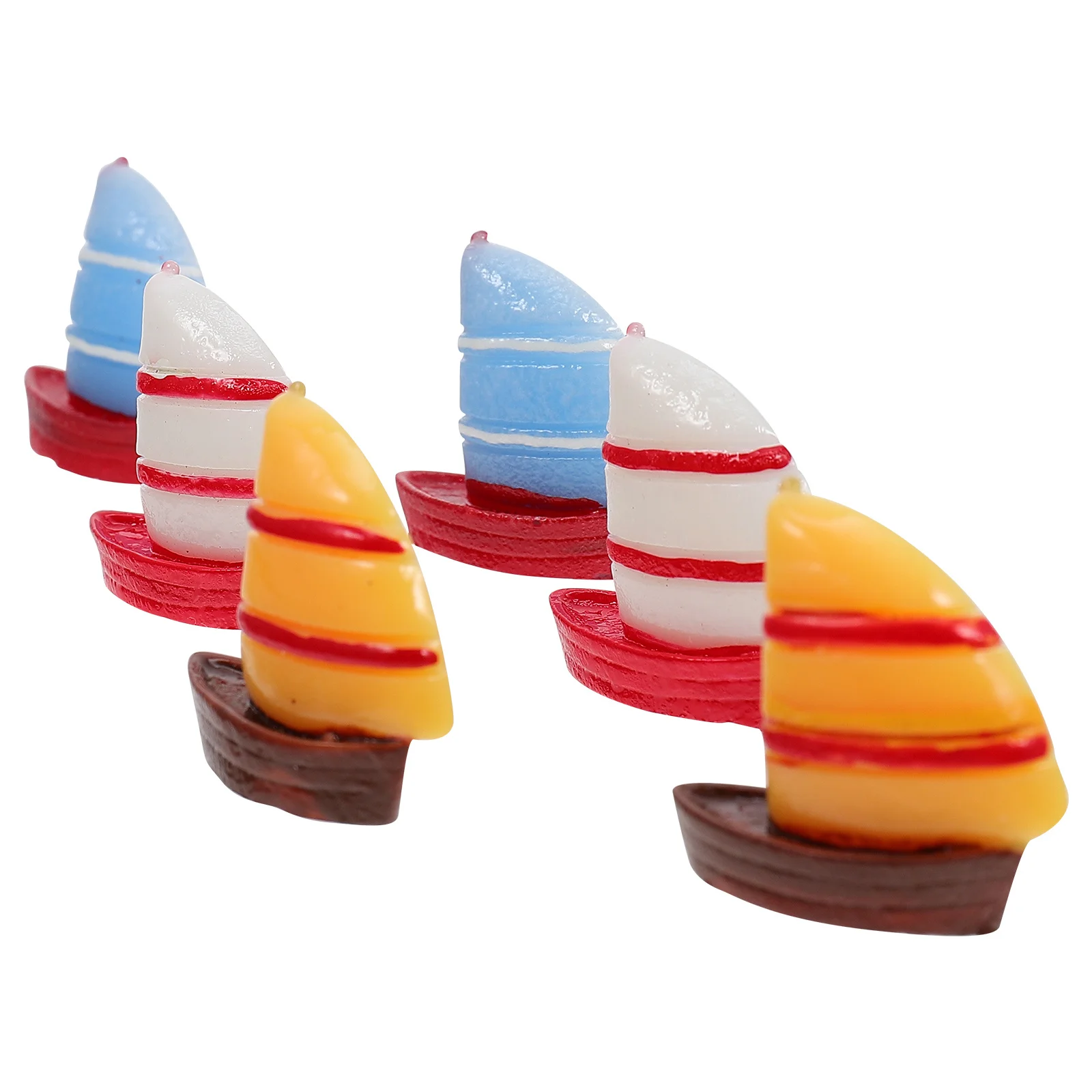 Реалистичные украшения для парусной лодки из смолы - Фотография_5