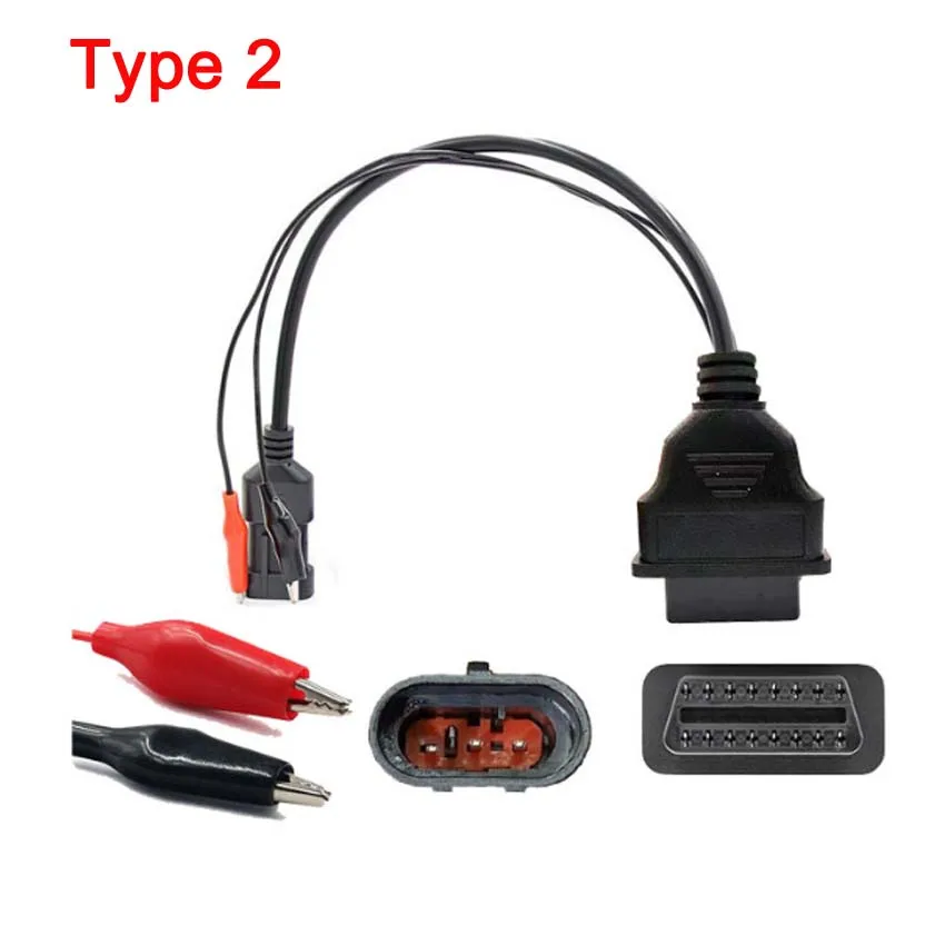 2 типа, опция, 3-контактный на 16-контактный кабель obd2 - Фотография_3