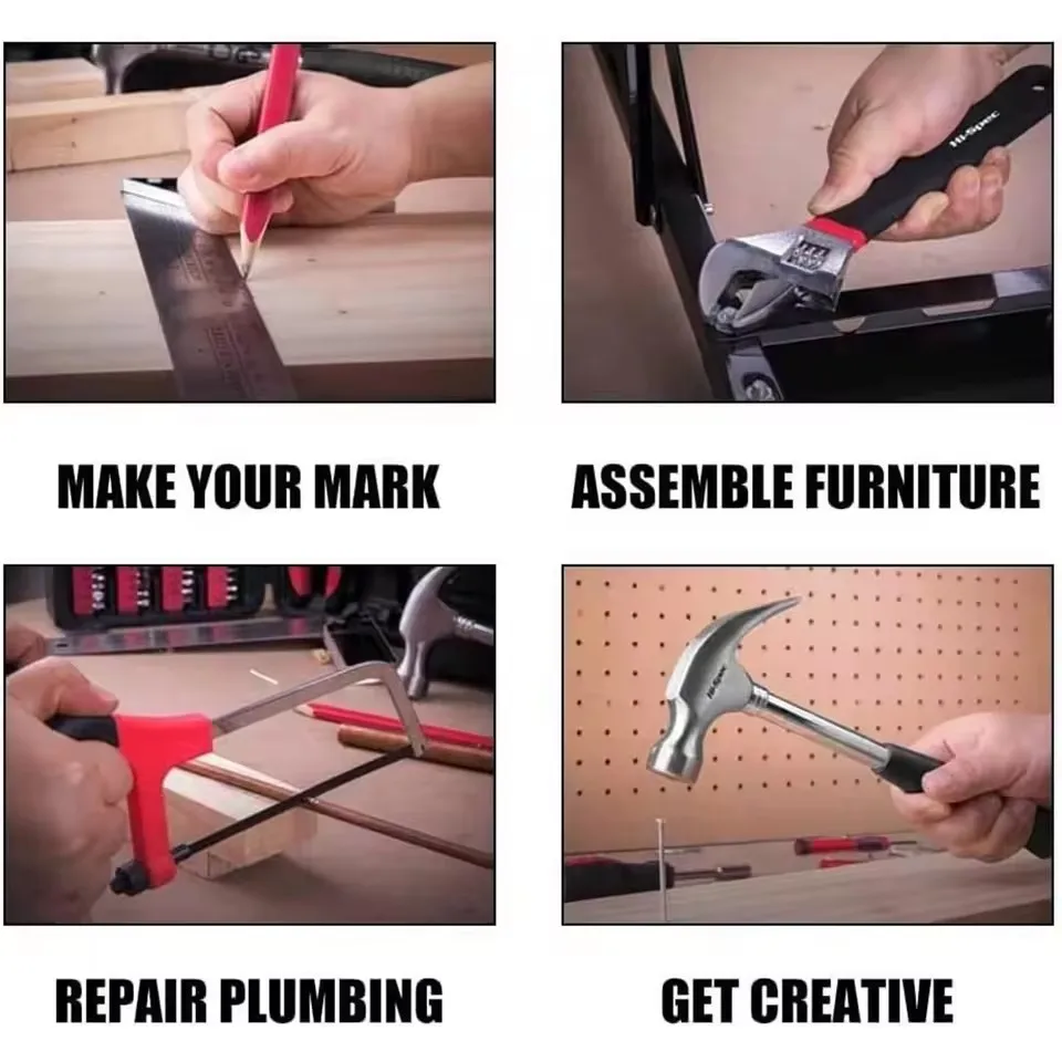 Розовый женский набор ручных инструментов - Фотография_4