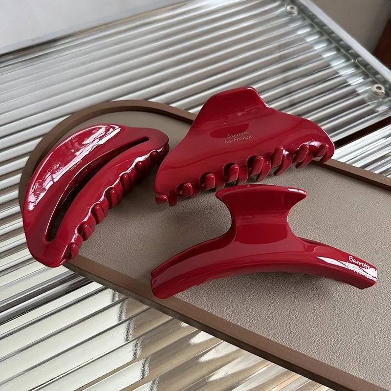 Новые рождественские красные крабы для волос - Фотография_2