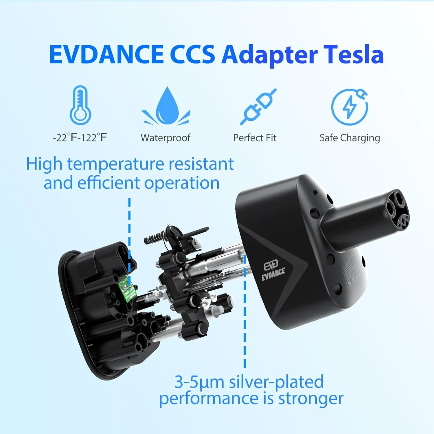 Супер зарядное устройство evdance ccs1 для tesla - Фотография_2