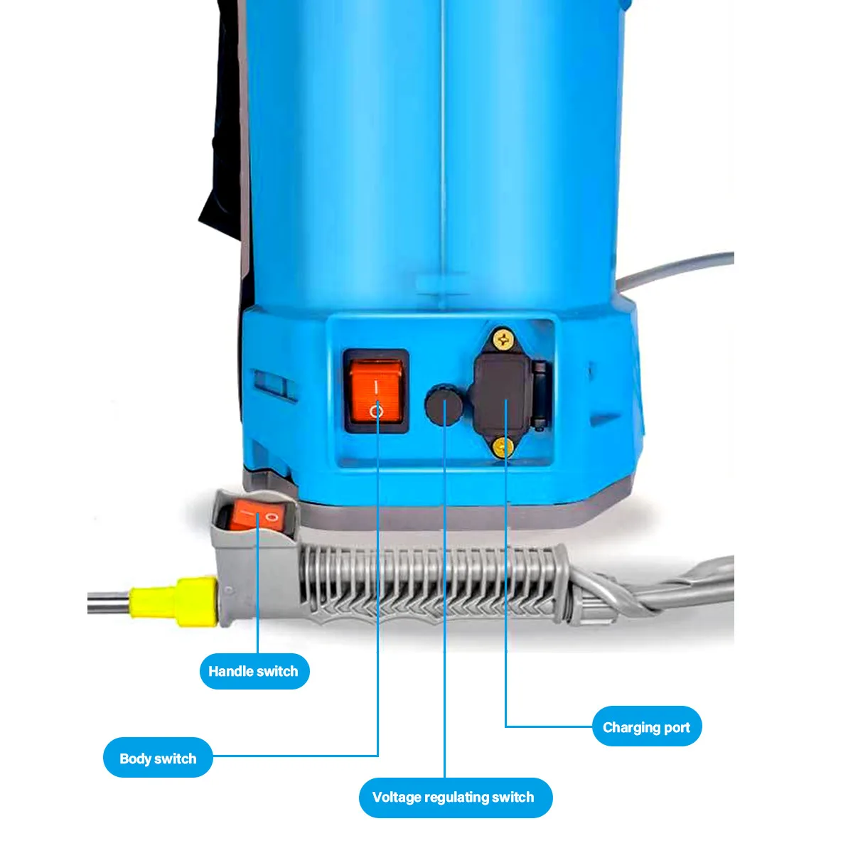 Склад 20л электрический опрыскиватель - Фотография_6