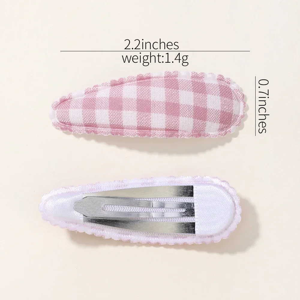 Заколки для волос из хлопка с принтом для новорожденных - Фотография_5