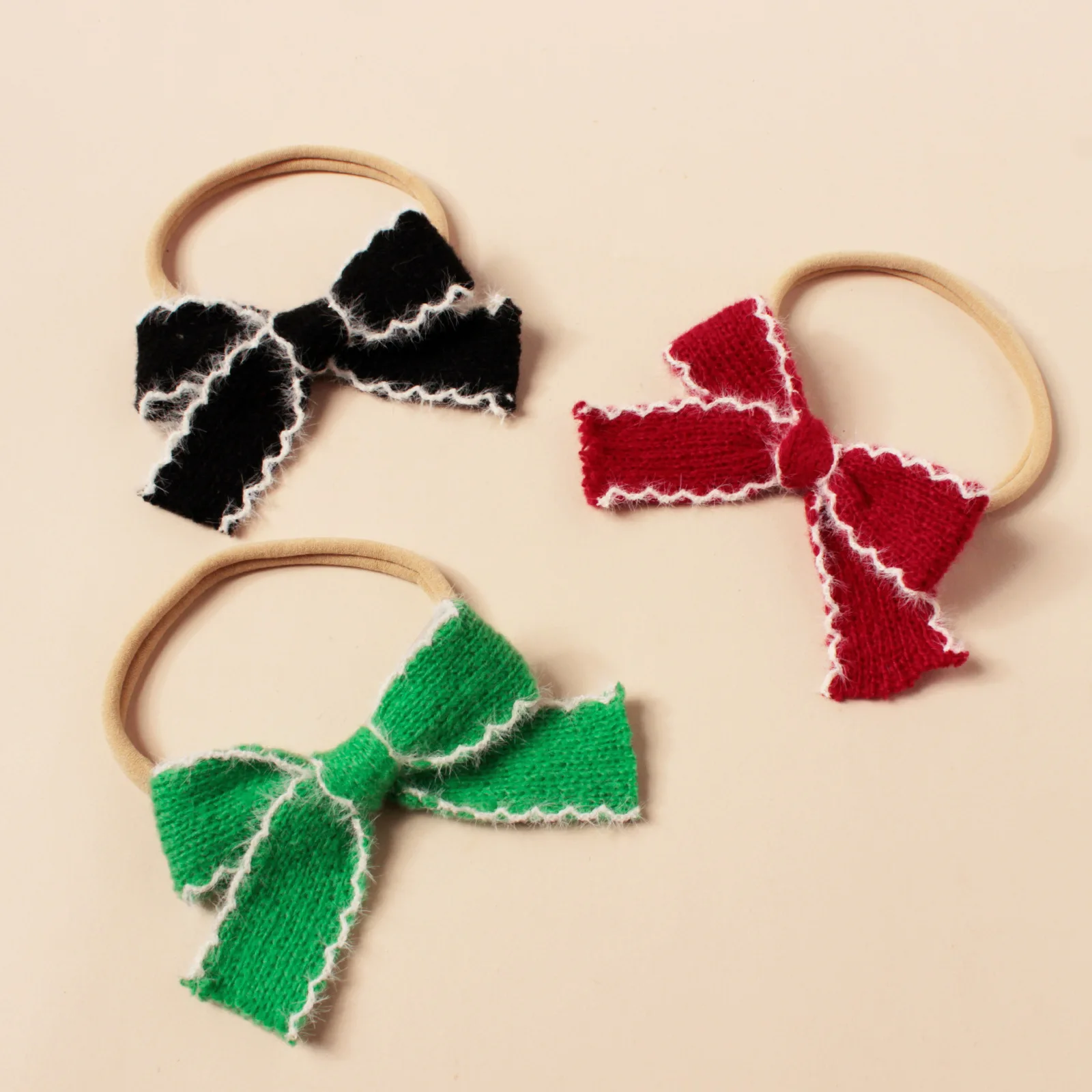 Детская повязка на голову с бантом для девочек