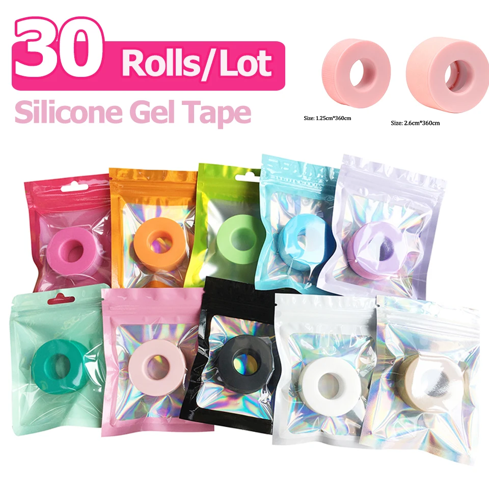 Силиконовая гелевая лента для наращивания ресниц