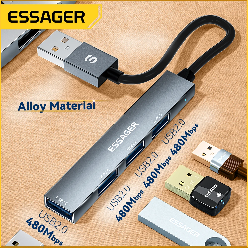 Essager 4 в 1 usb c-кабель-концентратор usb 2 - Фотография_2