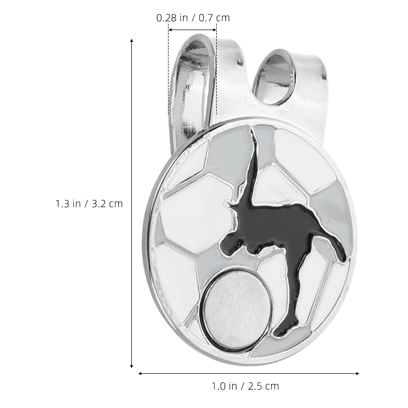 Металлический зажим для шляпы для гольфа - Фотография_5
