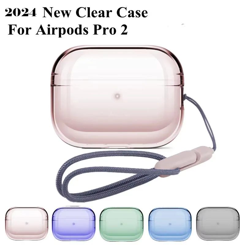 Прозрачный защитный чехол для airpods pro 2