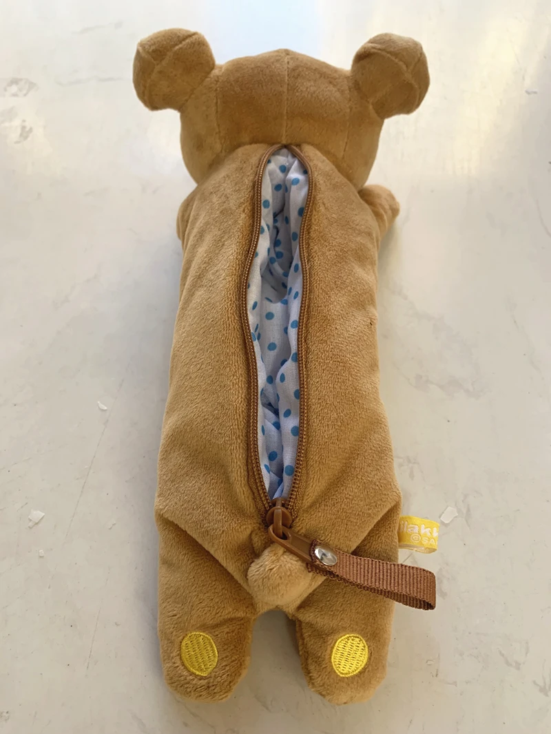 Kawaii rilakkuma плюшевые пеналы для девочек - Фотография_5