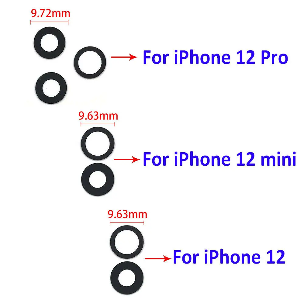 Объектив задней камеры для iphone 7 8 plus x xs max xr 11 pro 12 13 - Фотография_4