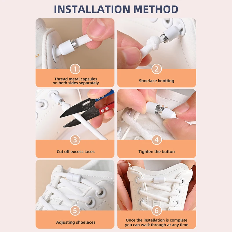 Эластичные шнурки без завязок - Фотография_5