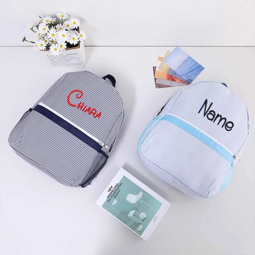 Рюкзак из хлопчатобумажной ткани с монограммой по индивидуальному заказу - Фотография_3